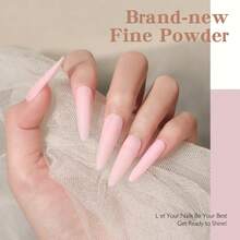 NOCIS Dip Powder Nail Kit - Set Pemula 4 Warna dengan Nude, Pink, Glitter & Putih, Plus Base Coat, Top Coat & Cairan Aktivator, Buffer Kuku, Kuas & Kikir - Sistem Celup Akrilik untuk Manikur DIY, Tanpa Aroma, Tidak Perlu Daya. - MultiWarna - View 8