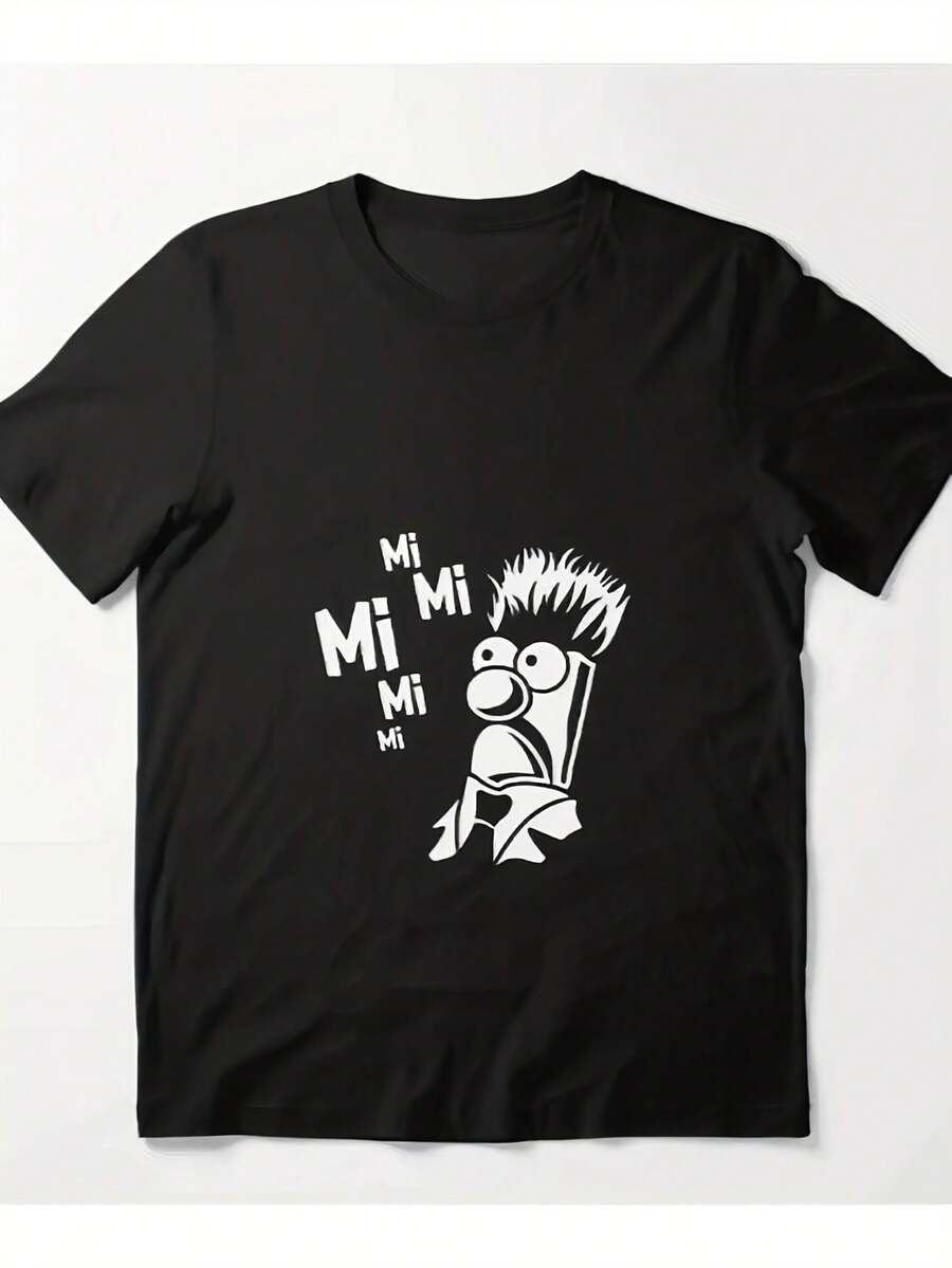 Men T-Shirts - 黑色 - 查看 1