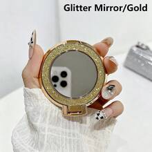 1pc Mirror Design Universal Adhesive Phone Holder, Suitable For IPhone And Android Smartphones - Multicolor - View 12