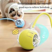 Nicbeybole Cat & Dog Pet Toy Ball, USB Rechargeable, Durable Plastic Structure, Interactive Entertainment For Cats, Cat & Dog Teasing Ball, Relieve Boredom, Smart Automatic Electric Toy - Blue - View 9