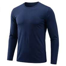 Kit 3 Camisetas Manga Longa Masculina Térmica Confortável Leve Respirável Microfibra - GG - Visão 6