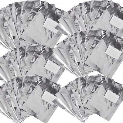 100 Stück Aluminiumfolien Nagellackentferner Pads, saugfähige Stoffpads, geeignet für Maniküre zu Hause und Salonnutzung, können Gel-Nagellack, Nagellack und Acryl-Nägel entfernen, Nagelkunst-Zubehör, Nagelkunst-Werkzeuge, Schulanfang, Nägel, Nagelkunst-Werkzeuge