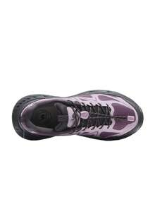 CAMEL CROWN Women's Sports Shoes, Jogging Sneakers, Cushioned Thick-Sole Height-Increasing Running Shoes - Pink Purple/Dark Coffee Brown - View 3