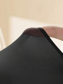 MIOTAN 1pc Women's Triangle Panties Period Underwear, Moisture-Wicking, Sweat-Proof, Breathable Mesh - Black - View 6