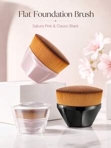 1/2 Stücke 55# Magischer Foundation Pinsel mit Box, Blütenblatt Pinsel, Make-up Pinsel, tragbares Make-up Pinsel Set, Make-up Beauty Werkzeug, Foundation Pinsel, Concealer Pinsel, Rouge Pinsel, Kontur Pinsel, Rouge Pinsel, Bronzer Pinsel, Puder Pinsel, Foundation Pinsel, Rouge Pinsel - Verschiedenfarbig - Übersicht 2