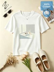 Women T-Shirts - 白色 - 查看 2