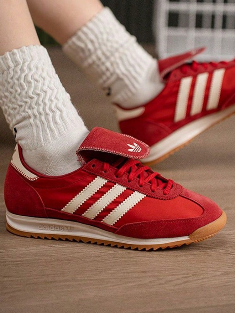 Adidas Originals SL 72 OG LT Comfortable Fit Casual Shoes Women's Red - Red - View 1