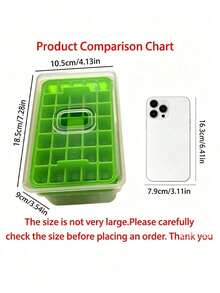 Press-Type Ice Cube Mold With Ice Cube Storage Box - Multiple Styles and Colors - View 6