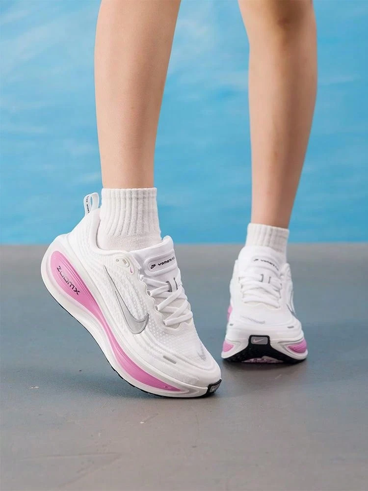 Jordan Women's Running Shoes W NIKE VOMERO PLUS 26 Summer Comfortable Outdoor Commute Sports Shoes HV8154-110 - White/Metallic Silver/Light Lilac - View 1