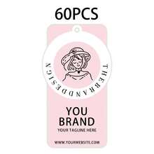 Personalized Custom Clothing Hang Tags, Double-Layer Hollow Round Fashion Tags With Rope, Custom Text Logo Clothing Labels, Suitable For Fashion Brands And Boutique Stores - Multicolor - View 8