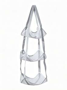 Ball Storage Hanging Bag, Wall-Mounted Door-Mounted Ball Storage Rack, Open Sports Equipment Storage Bag - Multicolor - View 9