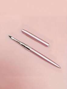 5/1 Peça Pincel Profissional para Arte de Unhas, Pincel de Pintura de Gel Acrílico UV; Ponta Fina para Criação de Escultura e Modelagem 3D; Ferramenta de Arte de Unhas com Cabo de Metal Dourado Rosado, Adequado para Salão de Unhas e Arte de Unhas DIY em Casa, Fácil de Limpar e Durável. - Multicolorido - Visão 5