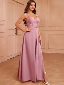 Women Short Dresses - Pale Pink - View 7