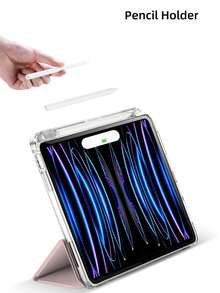 DANYCASE 保護殼，相容於 iPad A16 2025、Air 11/13、M3 2025、Mini 7 A17、Pro 2024、Air 11/13、M2 2024、Pro 11/13、M4 2024、Pro 12.9、7/8/9代、10.2、10代、10.9、Air 4/5、10.9、Pro 11、4/5/6代、Mini 6 - 粉色 - 查看 4