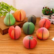Wholesale Creative And Personalized Stationery, DIY Fruit Sticky Note Paper, Apple Sticky Note Book, Fruit Sticky Notes - Multicolor - View 13