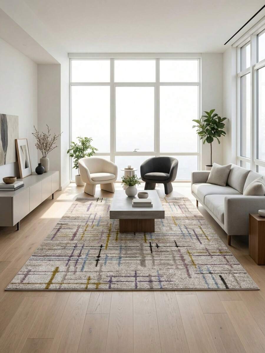 Vicenza Machine Washable Non-Slip Decorative Modern Vintage Kitchen Runner Hallway And Living Room Rug - Rusty Rose - View 1