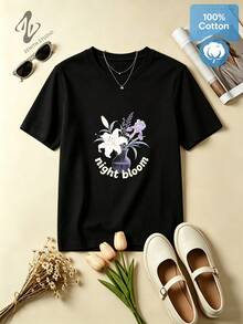 Women T-Shirts - 黑色 - 查看 2