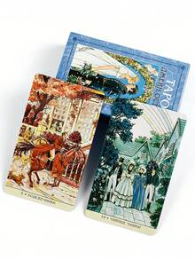 1 BoxJane Austen Tarot 78 Cards, Russian Literature Divination Deck ,Suitable For Tarot Enthusiasts And Literature Lovers. - Multicolor - View 5