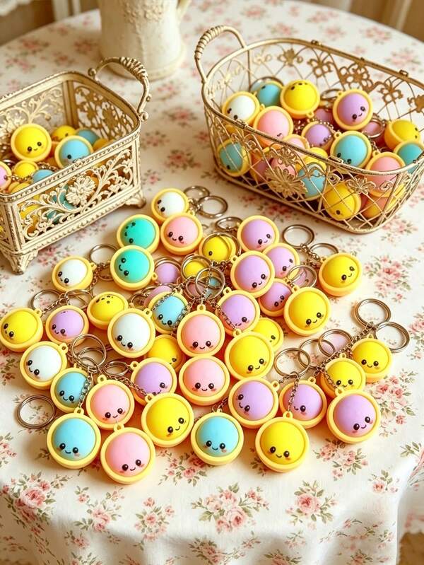 12/6/1 pièce Porte-clés pendentif en forme de brioche à la vapeur avec cuiseur, breloque de sac cadeau, porte-clés, convient pour diverses occasions de cadeaux, breloque de sac, faveur de mariage, cadeau de remise des diplômes, cadeau essentiel, remplissage de sac cadeau de fête, spinner de doigt, jouet fidget, porte-clés en brioche à la vapeur moelleuse, remplissage de sac cadeau de fête