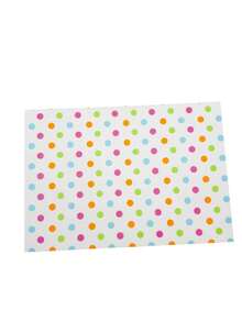 10/20/25/50 Sheets White Background Colorful Polka Dot Pattern Tissue Paper, Suitable For DIY Crafts, Party Gifts, Bouquet Wrapping, Clothing Packaging And Birthday Gift Decoration - White With Colorful Polka Dots - View 2
