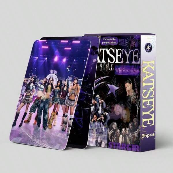 1套55張KATSEYE小卡，國際女團明星卡