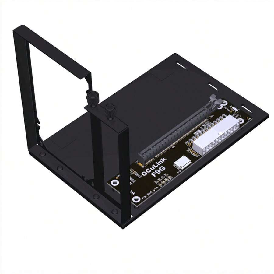 F9G-BK7 EGPU OCuLink GPU Dock PCIe4.0 X4 Notebook Laptop To External Video Graphics Card M.2 OcuLink To PCIE X16 Adapter - View 1