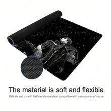 Anime Starry Sky Extra Large Mouse Pad, Gaming Desk Mat, Large Keyboard Pad, Washable, Rubber Non-Slip Base, Edged Design, Gift Mouse Pad, Desktop Protector, Study Desk Mat, Multiple Sizes Available, Computer Keyboard Pad, Laptop Pad - Anime Starry Night - View 7