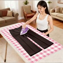 1pc Foldable Ironing Pad, Heat-Resistant Protective Cloth, Suitable For Ironing Clothes On Bed, Desk, Table And Travel Surfaces, Portable Ironing Board Alternative, Multiple Colors And Sizes Available, Suitable For Dorm, Apartment, Home And Back To School - Multicolor - View 19