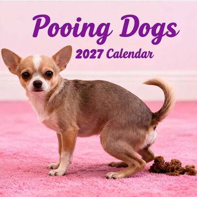 Schattige Puppy 2, Unieke Dierenkalender, 2027 Nieuwe Stijl, Verjaardag, Jubileum Herinnering, Belangrijke Gebeurtenis Registratie, Verjaardagscadeau Voor Vrienden En Familie, Terug Naar School Seizoen En Vakantie, Nieuwjaarcadeau, Kerstpapier