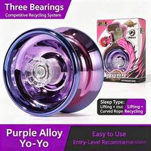 1 pieza Yo-yo profesional de nivel de entrada, diseño de retorno automático, tiempo de giro ultra largo, modelo de competición avanzado, unisex - Multicolor - Ver 4