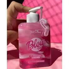 Blow Girl HotFlowers Gel Aromatizante Para Virilha Morango Com Creme 320ml - 60g - Visão 4