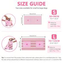 1pc Pet Pocket Absorbent Towel, Thickened Quick-Dry Bath Towel - High Absorbency, Soft Skin-Friendly, Pocket Design, Machine Washable, Hangable Storage - Suitable For Dog And Cat Bathing, Post-Rain Drying, Outdoor Water Play - Multicolor - View 3