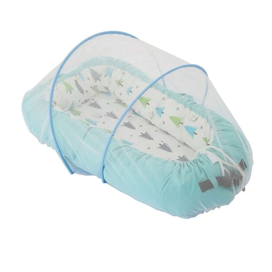 Baby Crib Netting & Accessories - Blue - View 1