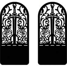Hollow Metal Bookends With Natural Floral Pattern, Suitable For Organizing And Decorating Books On Bookshelves And Bookcases, An Artistic Gift For Book Lovers, Book Enthusiasts And Office Workers - One Size - View 13