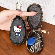 1 buah Dompet Kunci Hello Kitty Sanrio Lucu, Pengatur Kunci Mobil dengan Resleting Emas, Gantungan Kunci Multifungsi, Desain Ringkas, Cocok untuk Digunakan Seluruh Keluarga, Hiasan Tas, Aksesori Lucu dan Menyenangkan, Penutup Resleting Tahan Lama, Hadiah Penting untuk Halloween, Natal, dan Ulang Tahun - MultiWarna - View 2