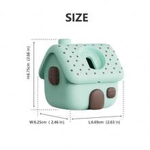 IWatchs Wireless Charging Stand House Desktop Cute Silicone Ornament - Baby Blue - View 9