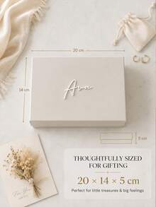 Personalized Gift Box With Lid, Custom Name Gift Box, Personalized Custom Text Wedding Gift Box, Personalized Magnetic Folding Storage Box, Bridesmaid Gift Box, Groomsman/Bridesmaid Box/Bridesmaid Invitation Box/Bridesmaid Long Box/Wedding - Multicolor - View 6