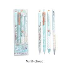4pcs Strawberry Chocolate Gel Ink Pens, 0.5mm Retractable Ballpoint Pens Quick-Drying Black Ink, Including 1pc Chocolate Scented Pen And 1pc Erasable Pen, Ideal Gift For Girls And Students Back To School - Gel Pen - View 13