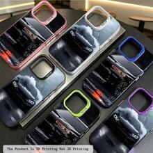 Phone Cover Case For IPhone 17 Pro Max 11 14 Plus 17e Air 13 15 16 12 Pro Black Car Print MAZ4 - Mix06 - 查看 3