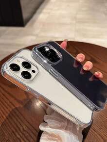 Casing Pelindung Belakang Ultra Tipis Anti Guncangan Anti Gores Anti Benturan Kompatibel dengan iPhone 17 Air 16 15 14 Plus 13 12 11 XR XS X 7 8 Pro Mini Pro Max - Clear - View 8