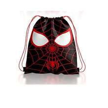 1pc Drawstring Gift Bag, 3pcs Spider Web Print Polyester Drawstring Pouches, Superhero Theme Birthday Party Candy Storage Bags - Multicolor - View 11