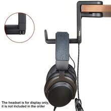 Under Desk Headphone Holder With Storage Tray, Desktop Clamp Headphone Hook, No-Drill Headphone Rack, Suitable For Gaming Office Computer Desk Home Storage - A - View 10