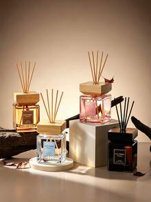 موزع عطور من القصب بدون لهب بدرجة فندقية 500 مل/200 مل مع زيوت نباتية أساسية، عطر طويل الأمد بدون ماء، عصي قصب عالية الكثافة مضادة للعفن، مزيل للروائح الكريهة للمنزل وغرفة النوم والحمام والمرحاض، ديكور عطر رومانسي لعيد الحب - إيست هيربن - مشاهدة 9
