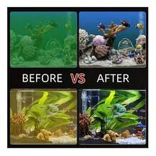 30 Packs/100 Sheets High-Absorption Filter Paper For Aquariums | Dust-Free Water Purifier, Suitable For Freshwater And Saltwater Tanks | Removes Yellow Water, Odors, Chlorine, Chlorine And Ammonia | Essential PH Stabilizer For Fish Tanks, Turtle Tanks And Seafood Tanks - C-White - View 12