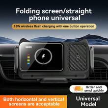 Wireless Car Charging Mount, 15W Fast Charging Auto-Clamping Car Phone Holder, Suitable For Air Vent, Qi Charger Compatible With All Phones - A - View 2
