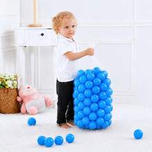 Bag Of Colorful Balls For Children's Pool 50 Units - 50個藍球 - 查看 9
