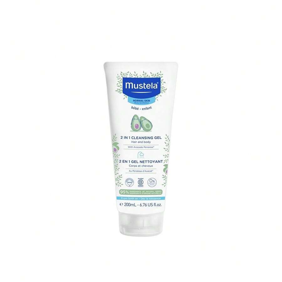 Mustela Baby 2-In-1 Cleansing Gel 200ml - Hydrating - View 1