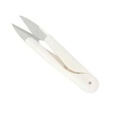 U-Shaped Round Head Spring Sewing Hand-Made Small Scissors Household Portable Stainless Steel Thread Repair Scissors - A - View 9