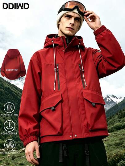 Forest Meadow Outdoor Atmosphere Workwear Men's Hiking Jacket European & American Functional Jacket