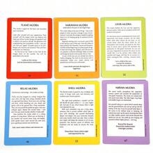 1pc Game Of Fate Playing Cards, For Divination And Party Games, Gertrud Hirschi's Mudras For Body Mind Spirit - Orange - View 5